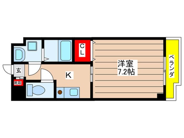 びい6植田の物件間取画像